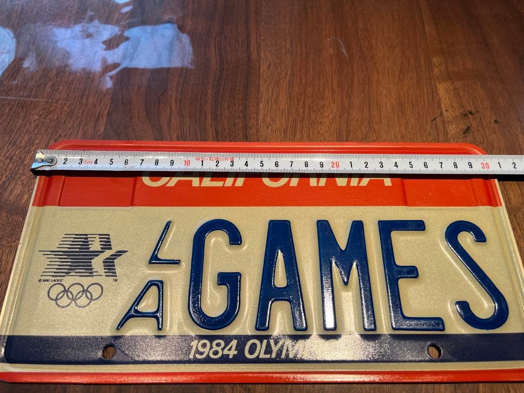 1984年ロサンゼルスオリンピック ナンバープレート