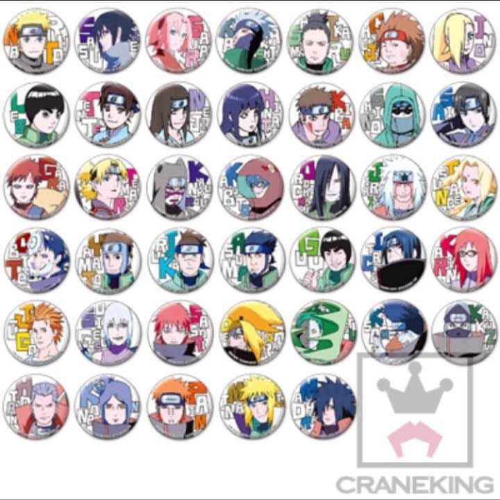 ナルト缶バッジ60以上