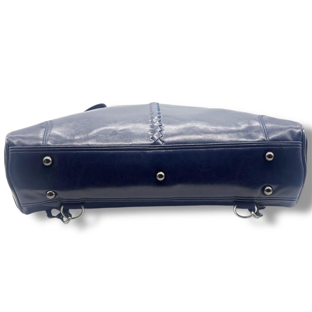 美品 YOUTA ヨータ ダレスバッグ 豊岡鞄 ビジネス リュック ネイビー