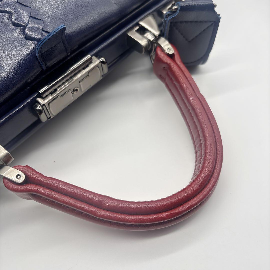 美品 YOUTA ヨータ ダレスバッグ 豊岡鞄 ビジネス リュック ネイビー