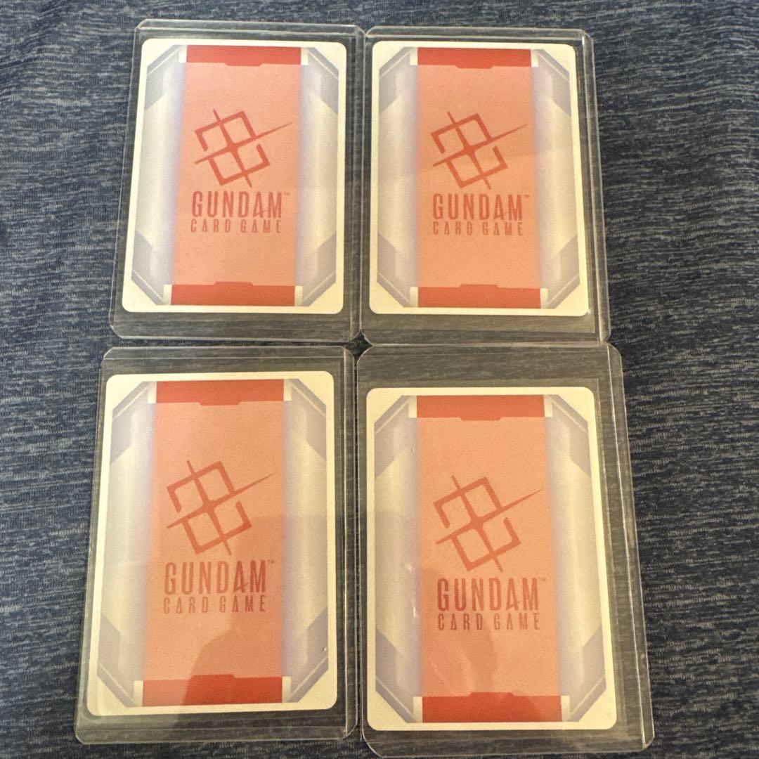 ガンダムカードゲーム ベータ版 プロモ リソース ヒイロ 4枚