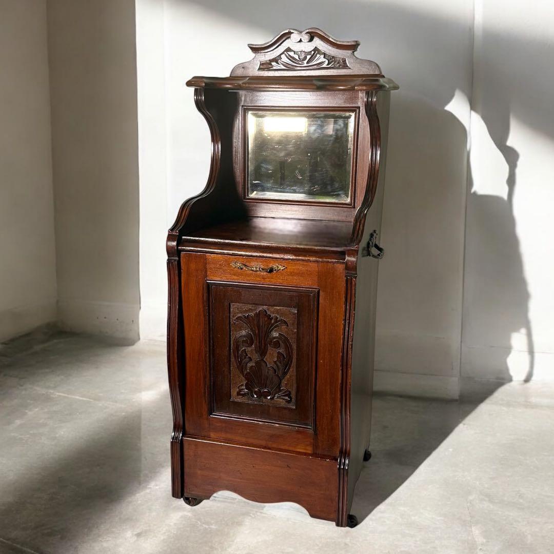 HR618 【アンティーク】イギリス　家具 コールボックス　英国　1930年代頃