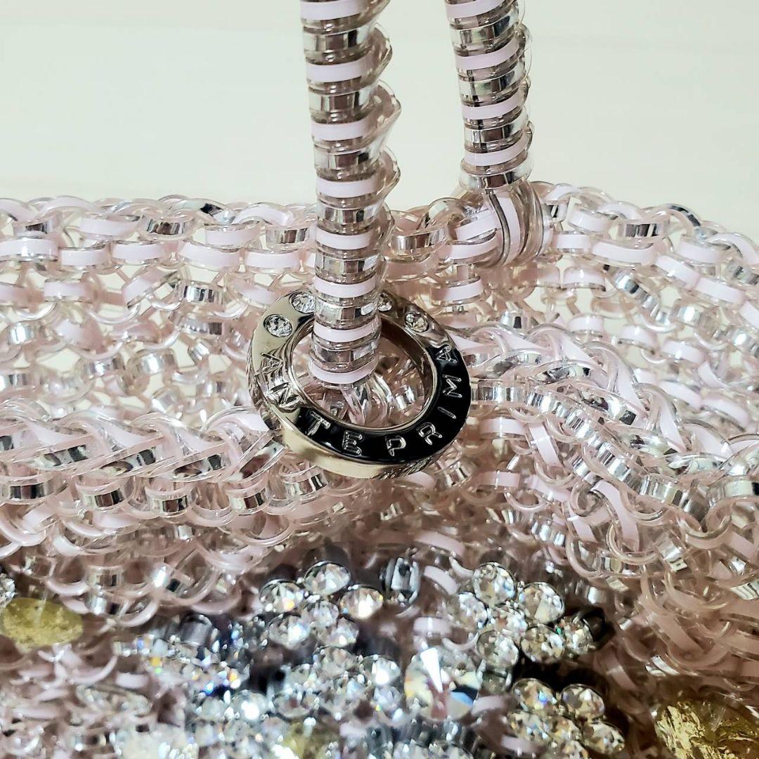 アンテプリマ ワイヤーバッグ フラワービジュー付