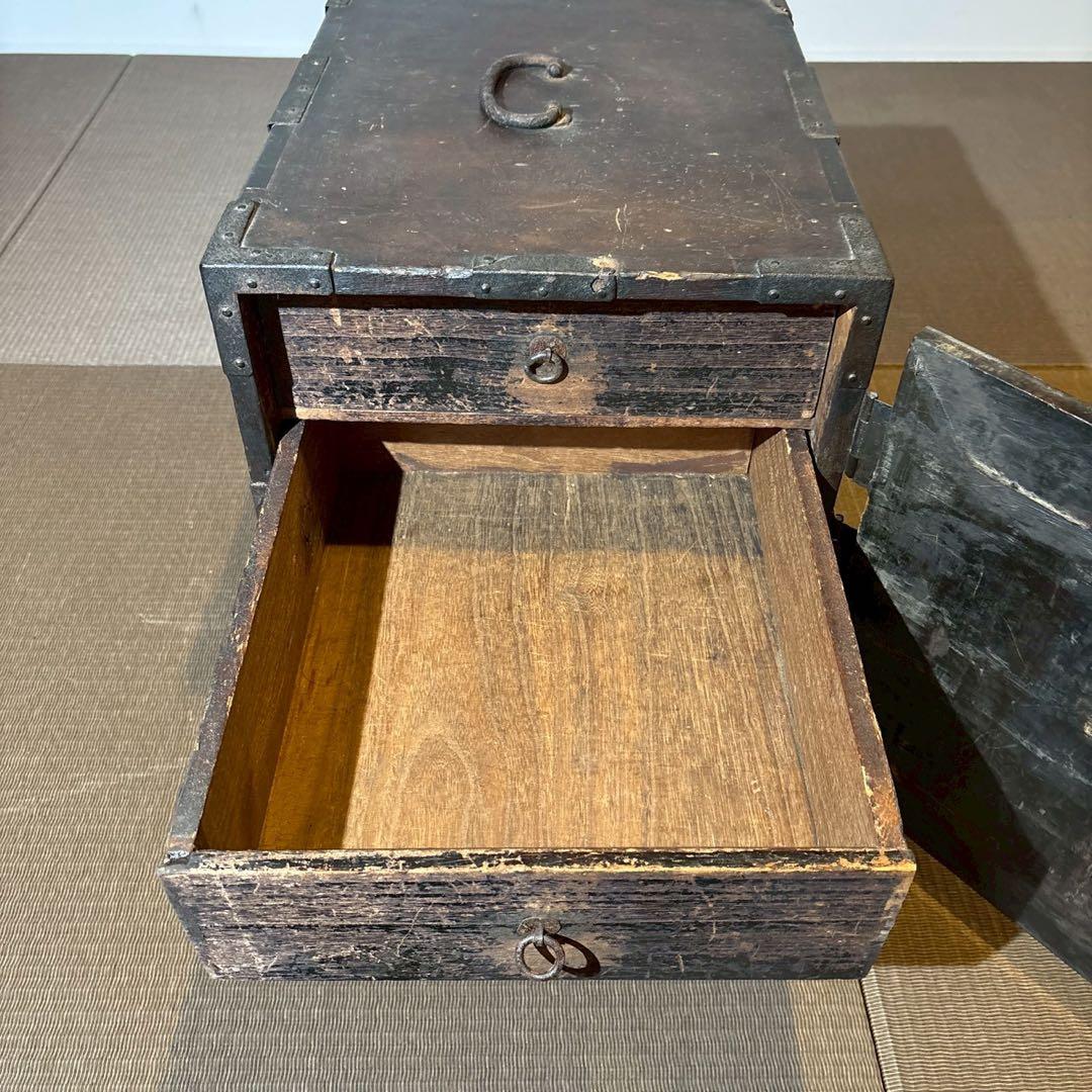 船箪笥 船金庫 古民具 箪笥 銭箱 銭函 時代箪笥 小箪笥 時代箱