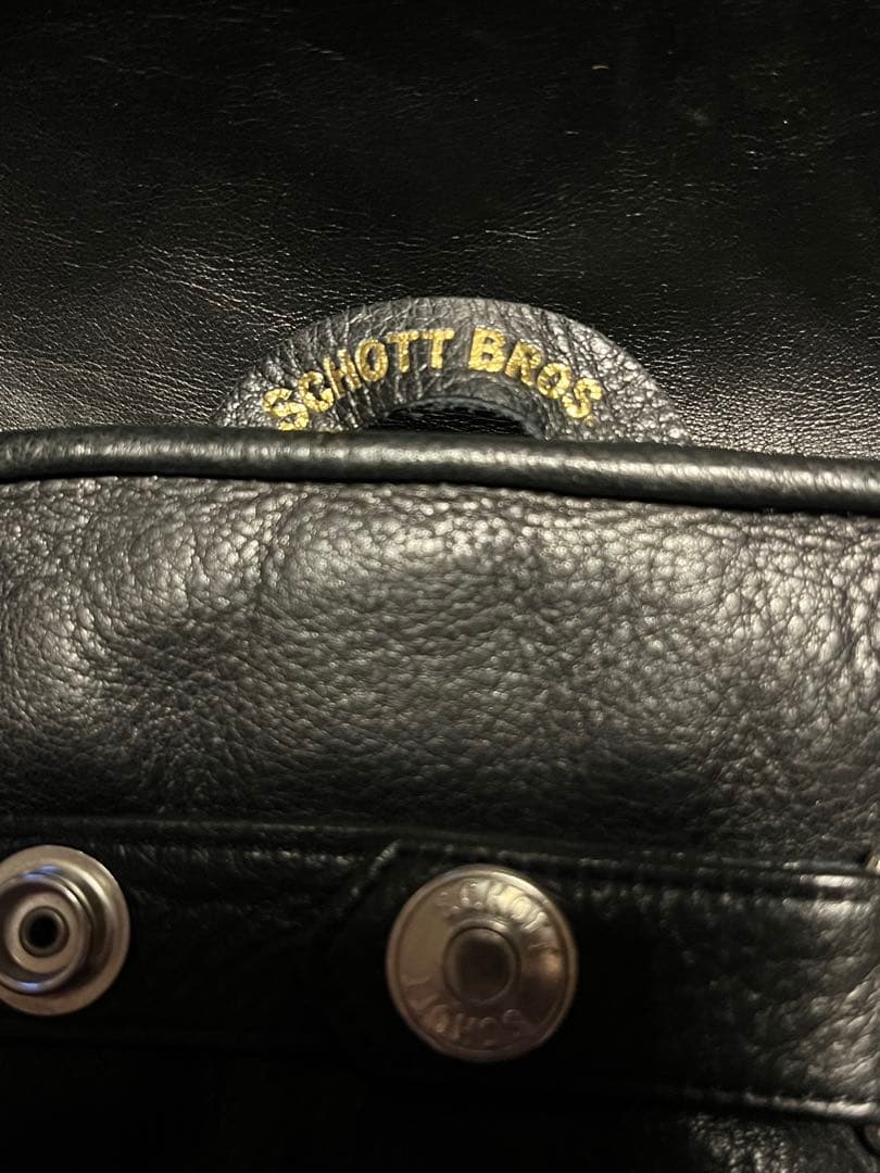 未使用Schott NYC WINTER LEATHER GLOVE BLACK