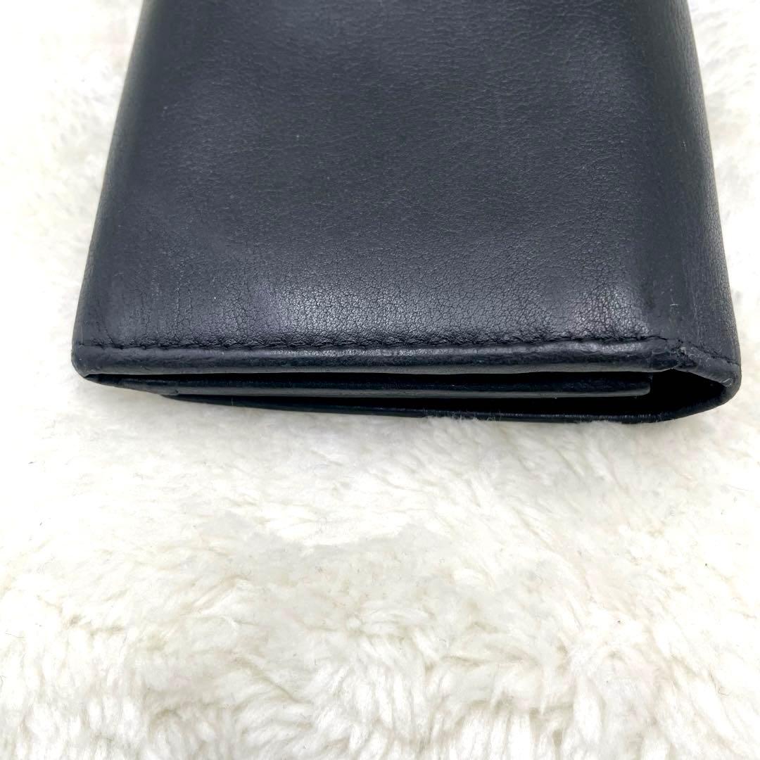 SAINT LAURENT サンローラン 長財布 カサンドラ エンボス ブラック