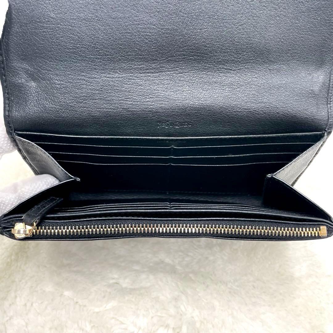 SAINT LAURENT サンローラン 長財布 カサンドラ エンボス ブラック