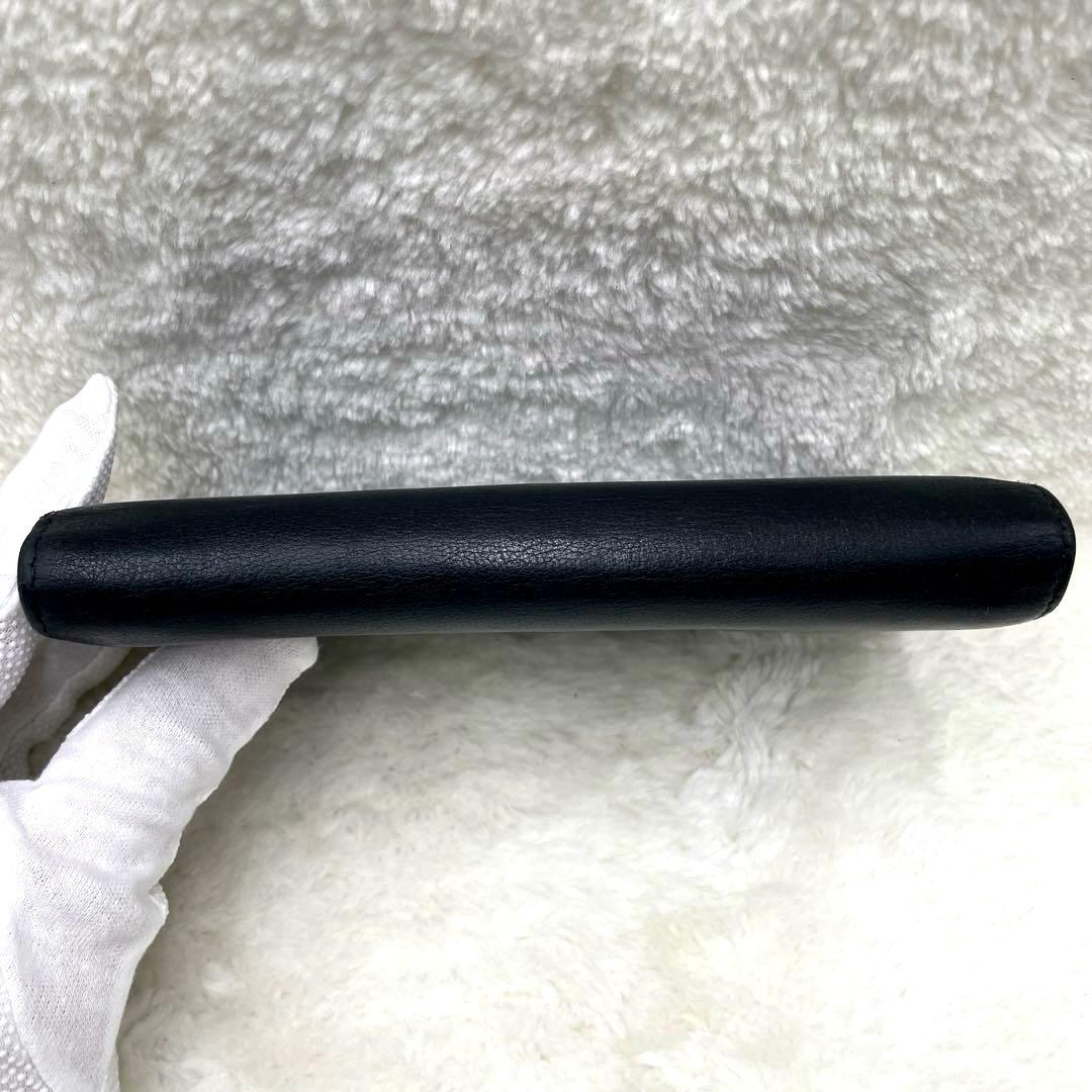 SAINT LAURENT サンローラン 長財布 カサンドラ エンボス ブラック