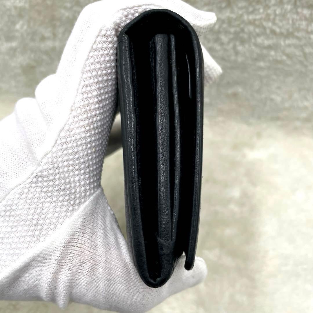 SAINT LAURENT サンローラン 長財布 カサンドラ エンボス ブラック