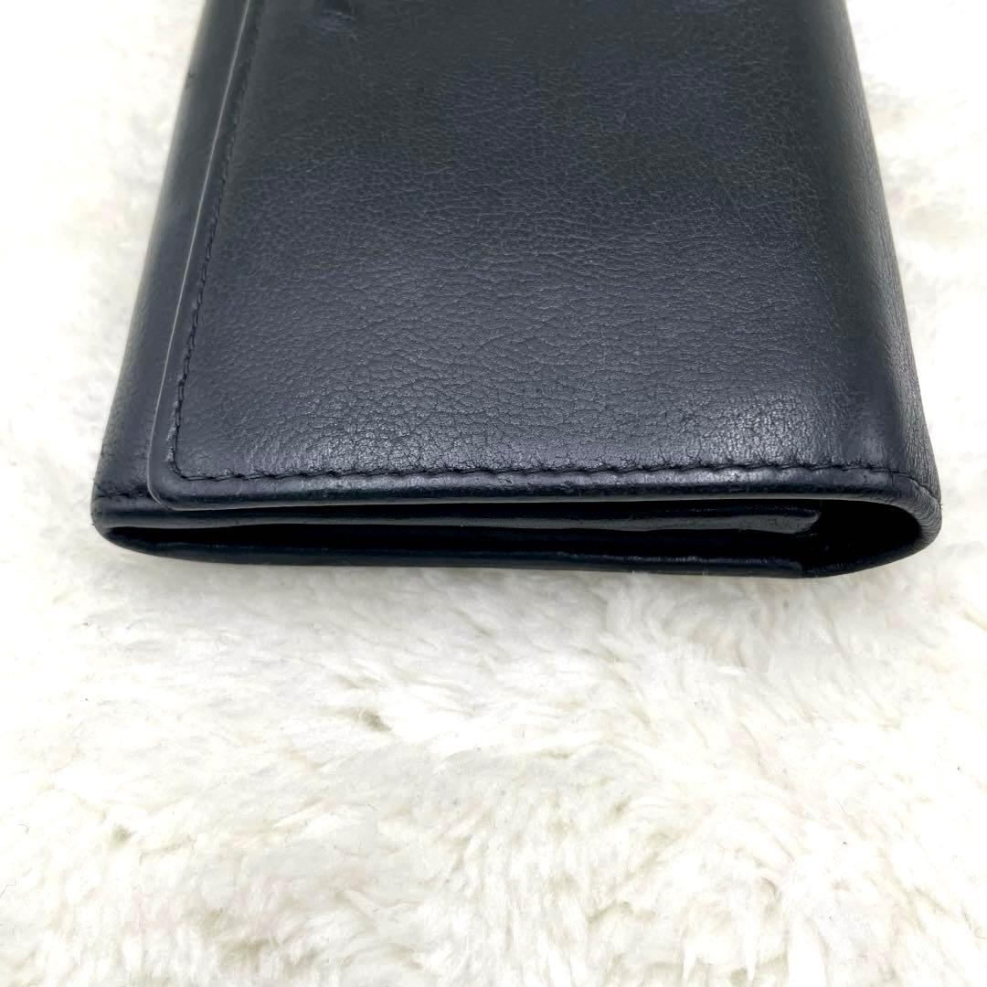 SAINT LAURENT サンローラン 長財布 カサンドラ エンボス ブラック