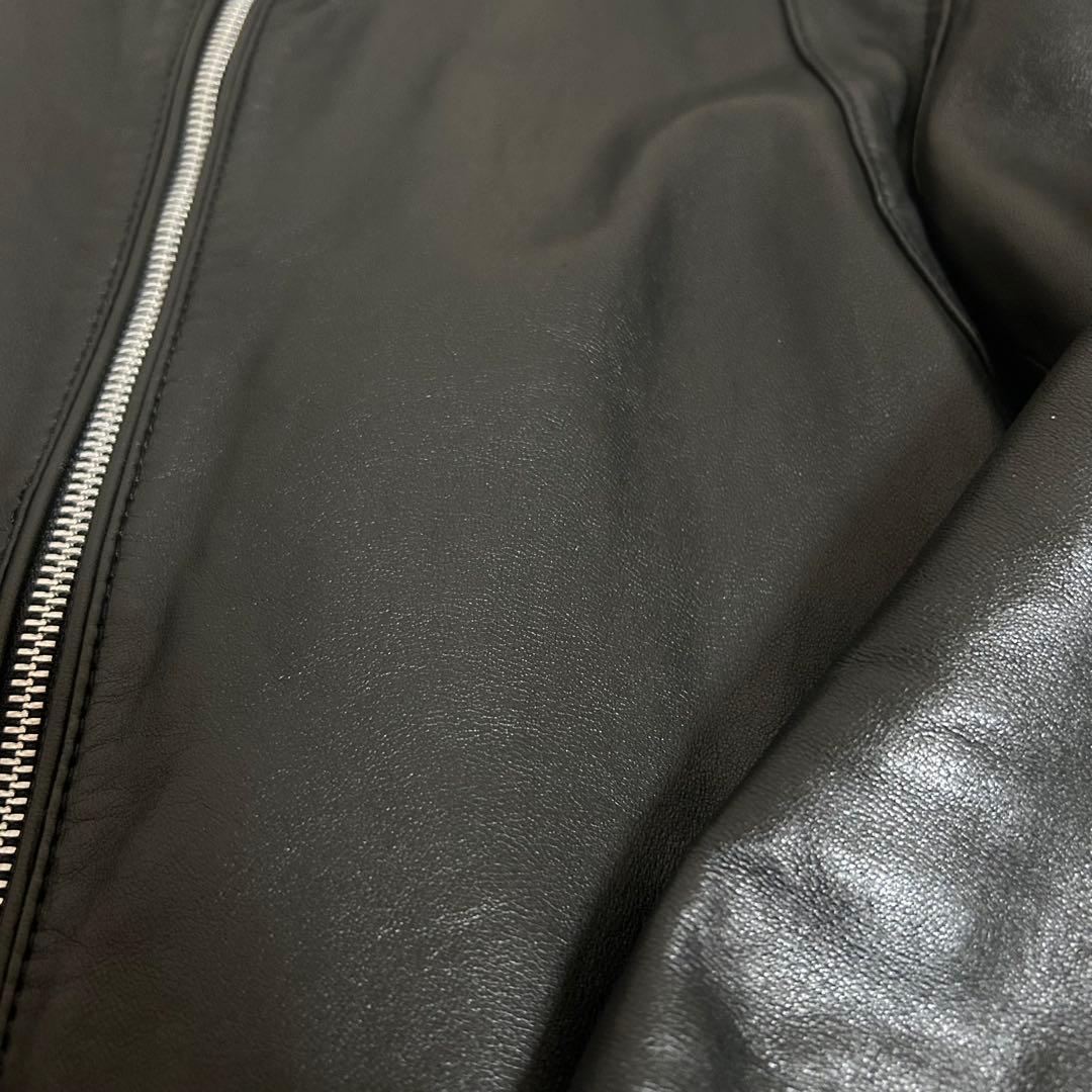 Beauty & Youth シープスキン シングルライダース レザージャケット