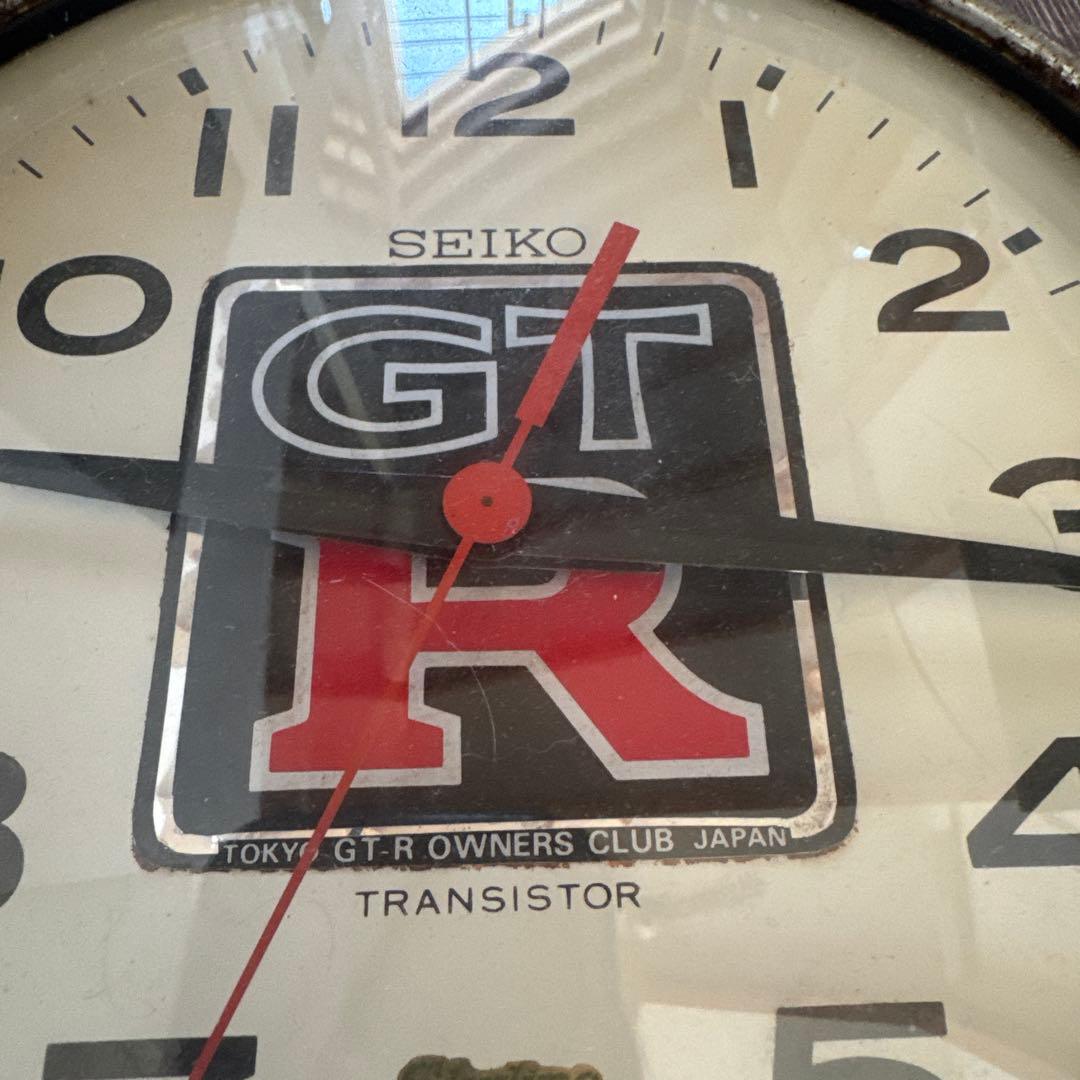 GTR オーナーズクラブ　スカイライン　SEIKO ウォールクロック　TF531