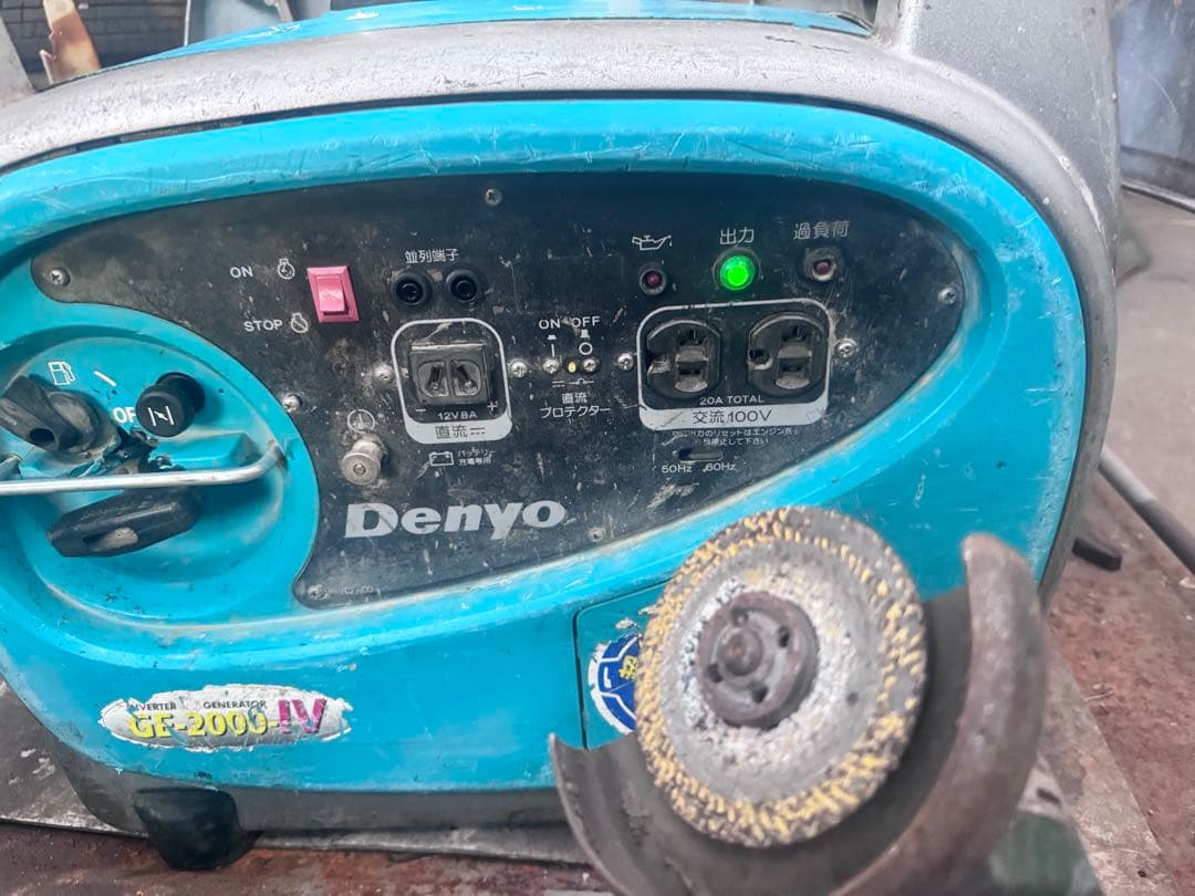 Denyo GE-2000IV 発電機 キャンプ 建設機械 デンヨー 発電