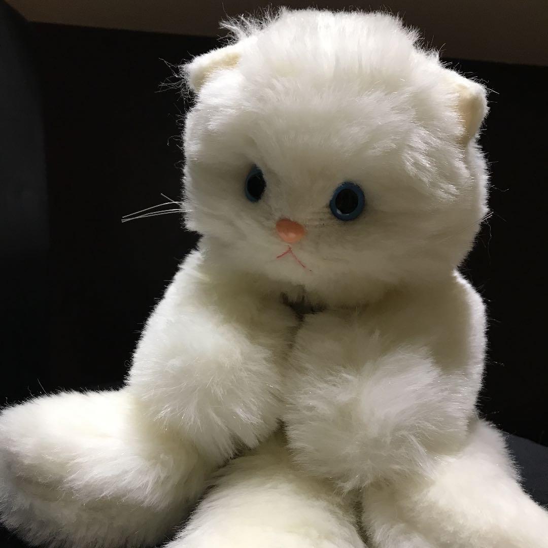 ぬいぐるみ　猫　ねこ　ペルシャ猫　創美社　タグ有り　激レア　希少❣️