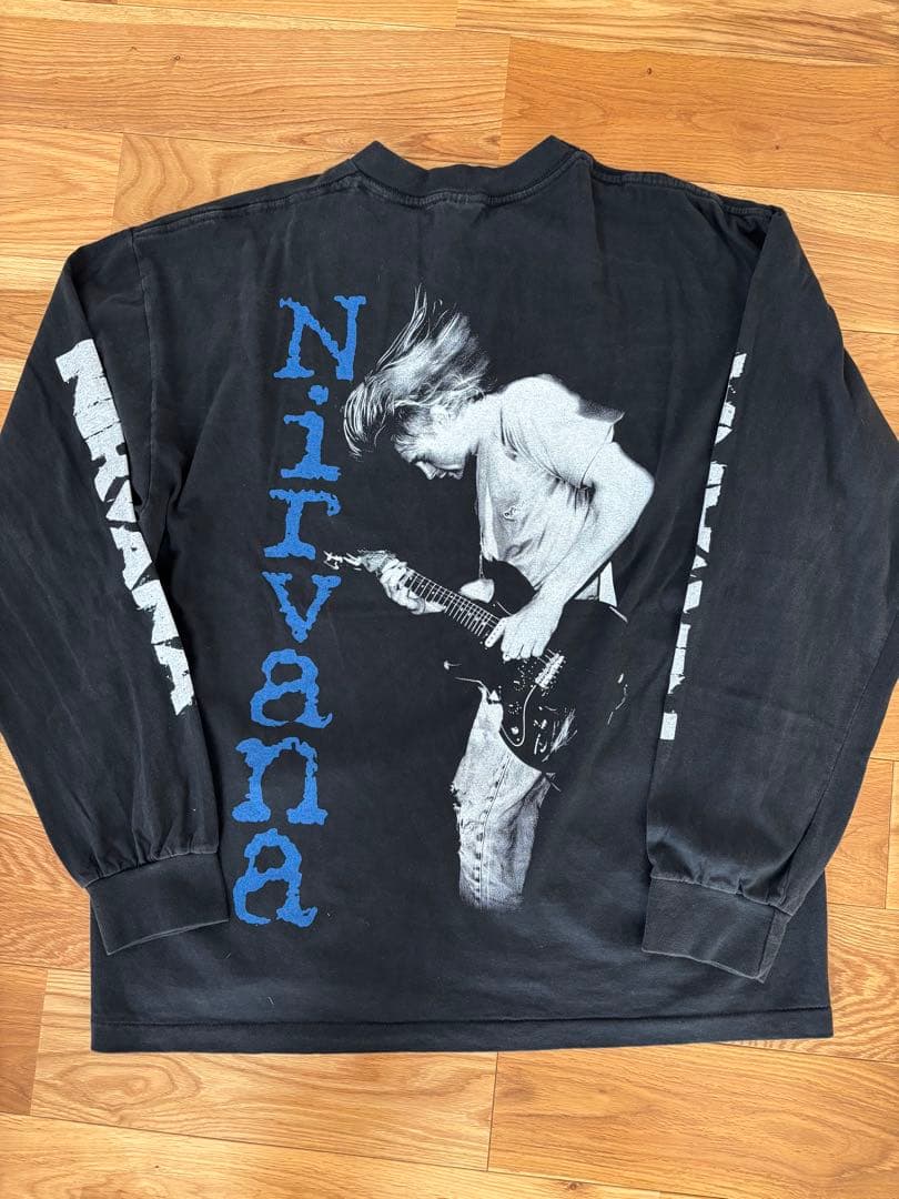 NIRVANA  Cobain 長袖Tシャツ（XL相当）