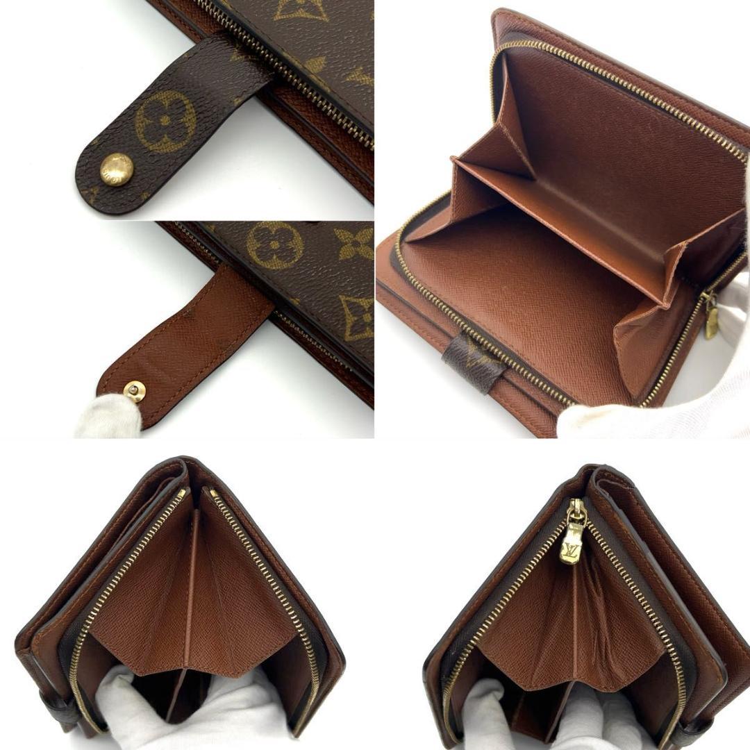 ルイヴィトン ポルトパピエジップ 二つ折り財布 モノグラム 男女兼用