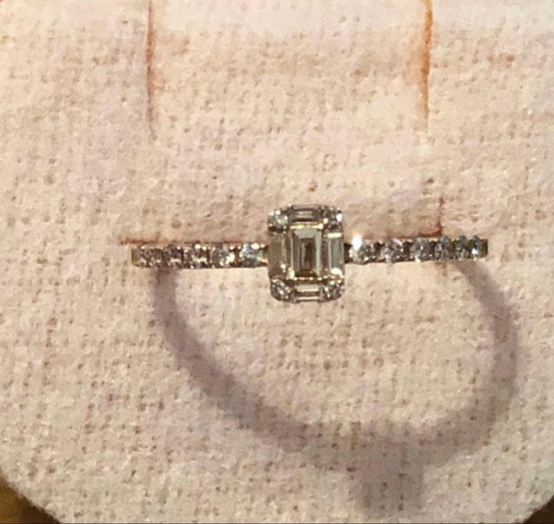 バケット　リング　ダイヤモンド