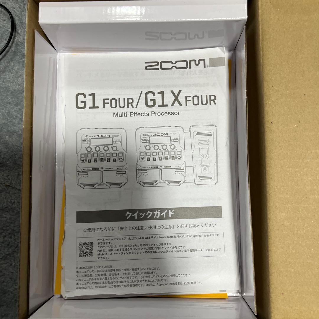ZOOM G1X FOUR マルチエフェクター　アダプター付き