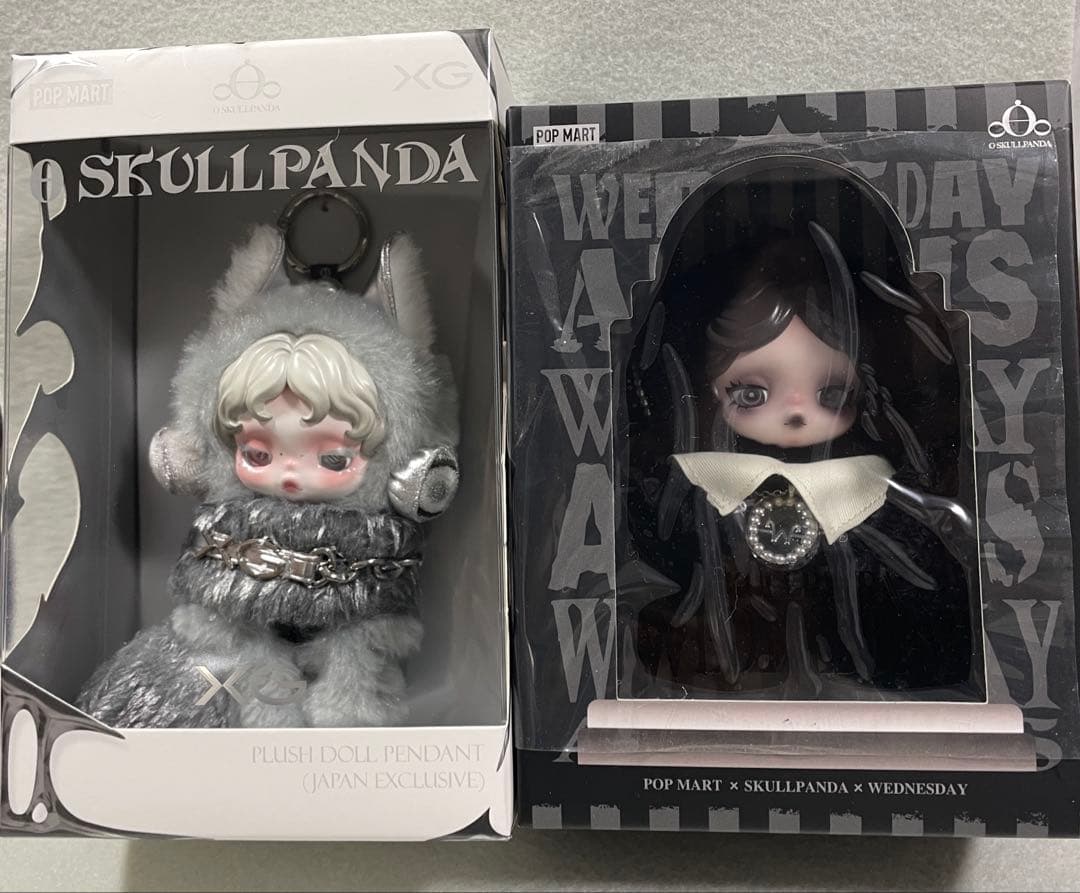 【限定品】POPMART SKULLPANDA NY限定と日本限定XG ぬいぐる