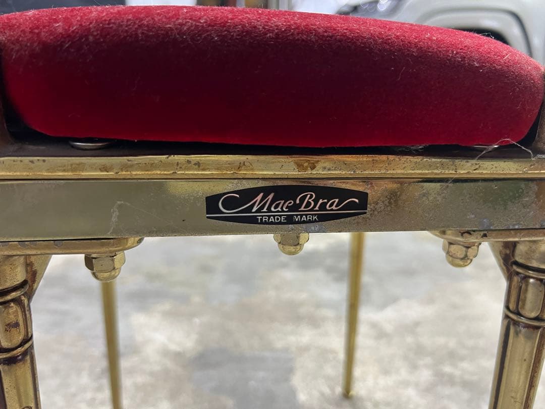 MacBra クラシックベルベットチェア アンティーク調 クイーン 希少