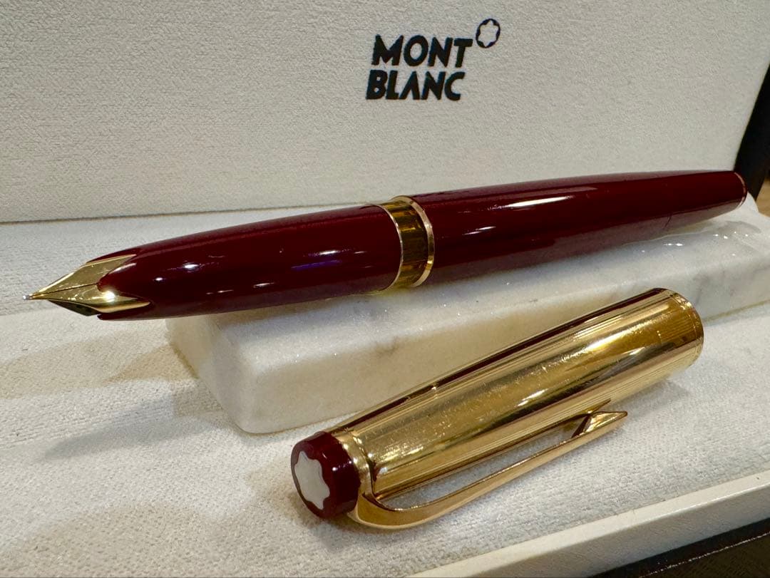 【極美品・激レア】モンブラン No74 1960年代 ビンテージ万年筆　ボルドー