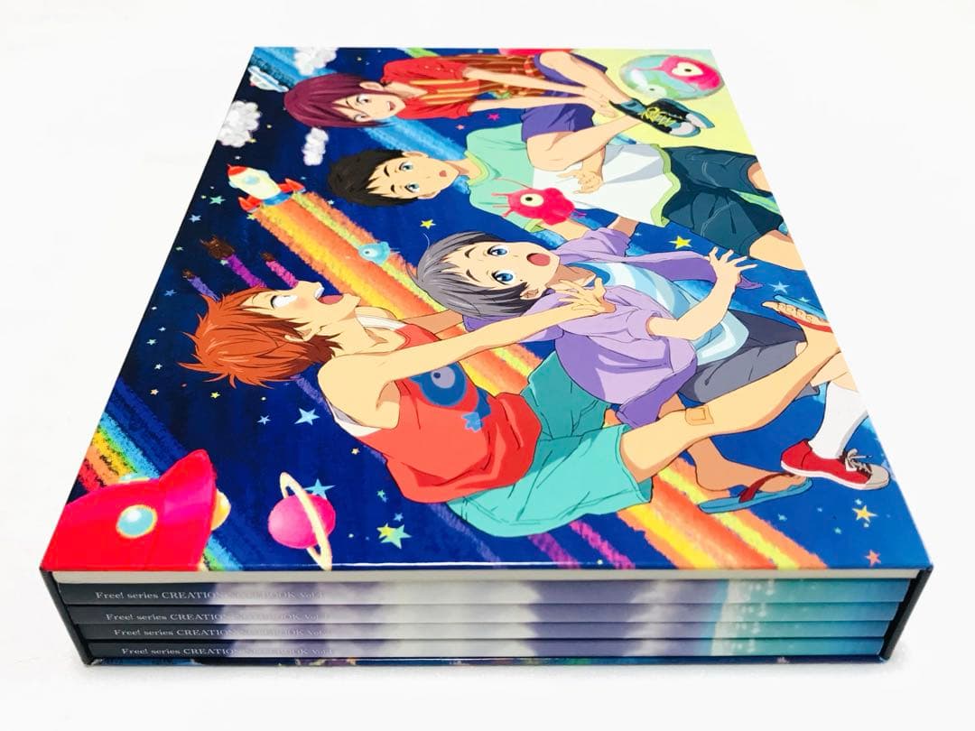 ◎Free!シリーズクリエーションノートブック Vol.1〜5 七瀬遙 松岡凛