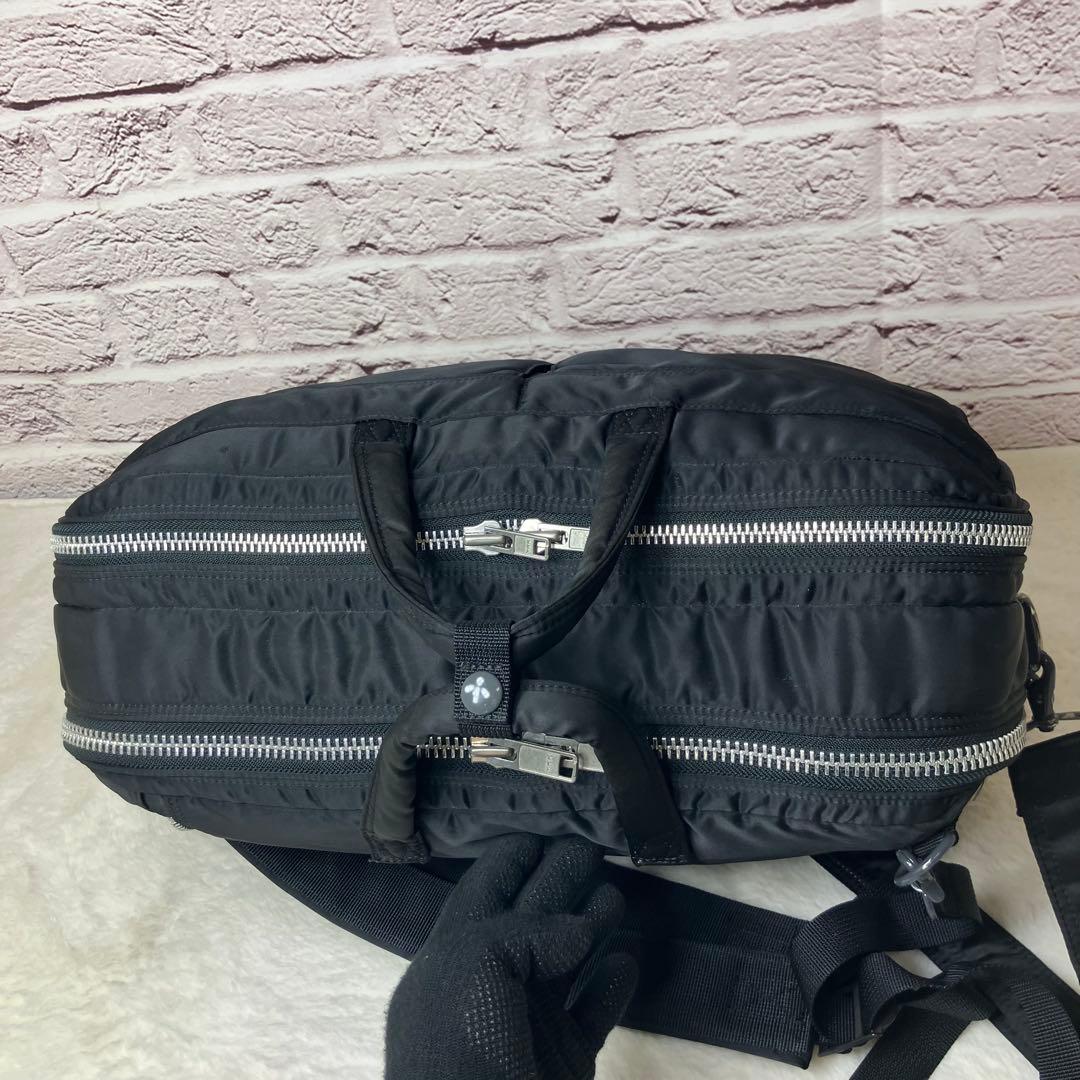 美品✨ポーター タンカー 2層式 3way ビジネスバッグ リュック A4 黒