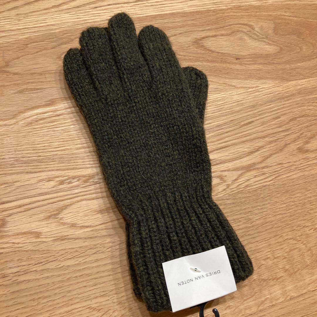 DRIES VAN NOTEN 手袋　グローブ　ウール