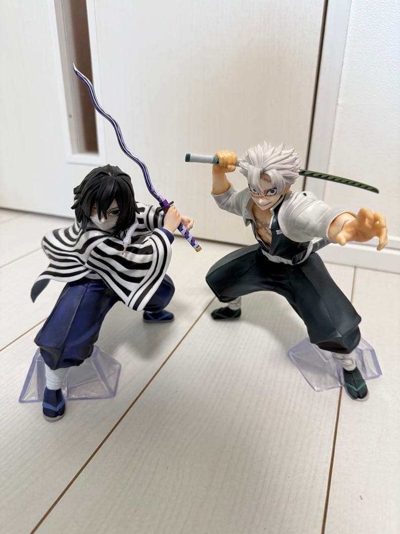 鬼滅の刃 一番くじ 不死川実弥 伊黒小芭内 フィギュア 2体セット