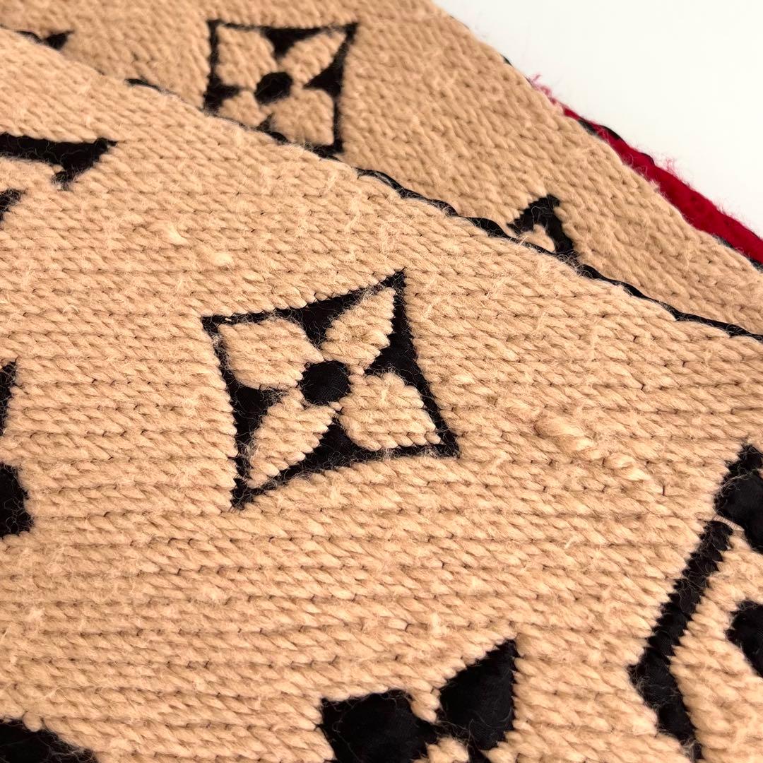 『美品』Louis Vuitton マフラー エシャルプロゴマニア デュオ