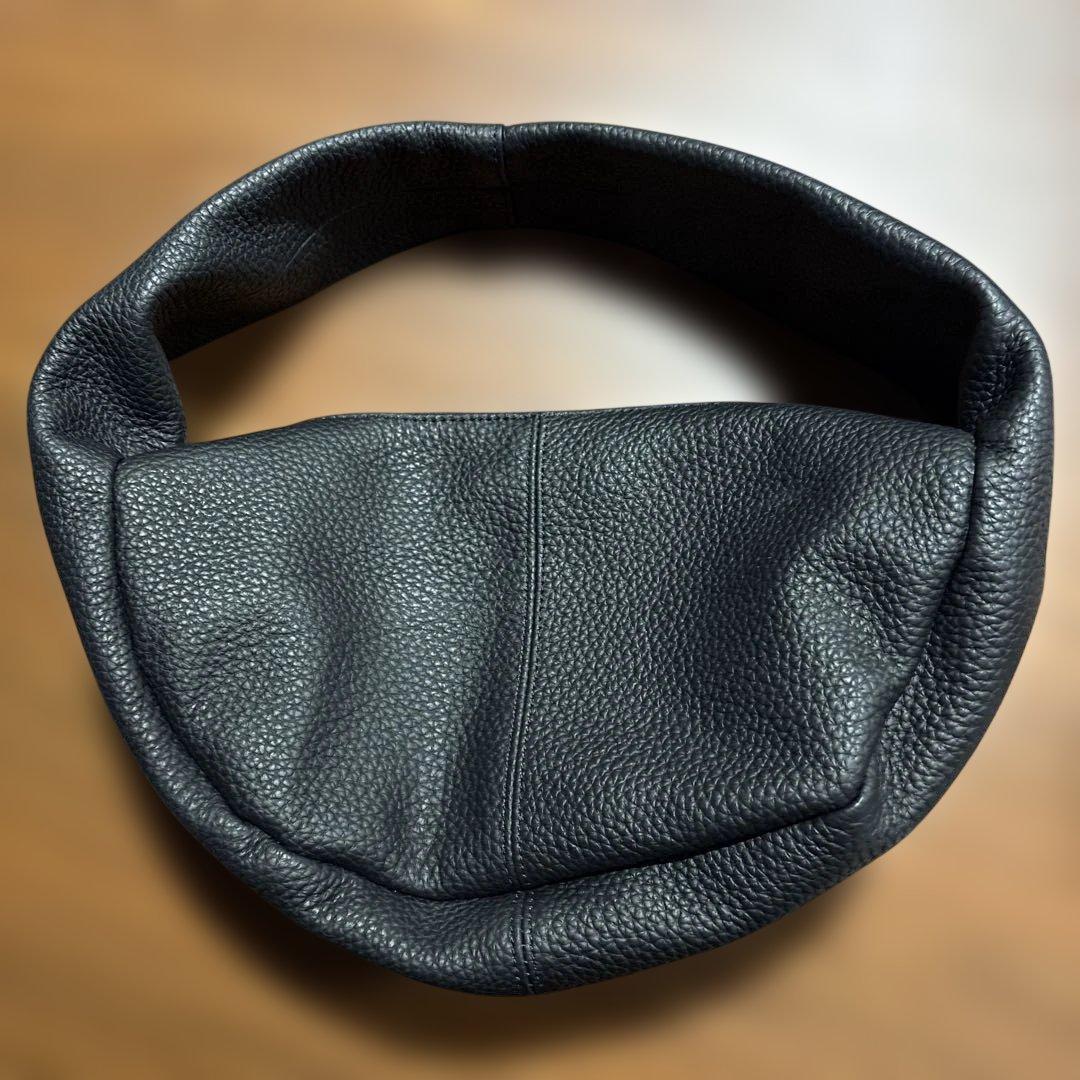 定価12800円　本革 ワンハンドルバッグ ブラック