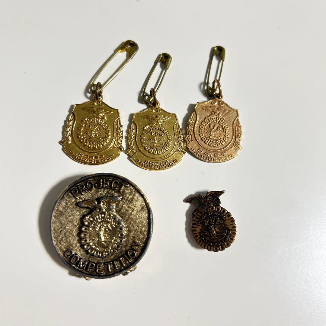 FFAジャケット　バッジのみ5点