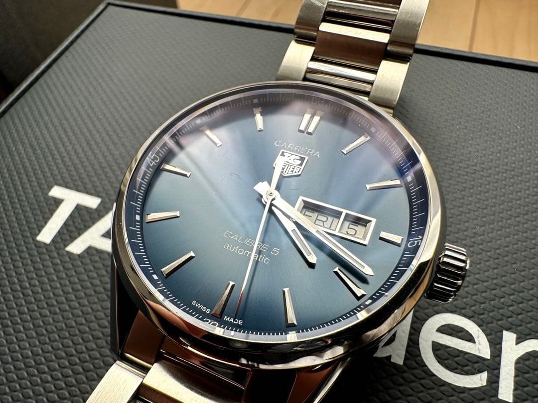 極美品　TAG Heuer Carrera Calibre 5 自動巻き時計