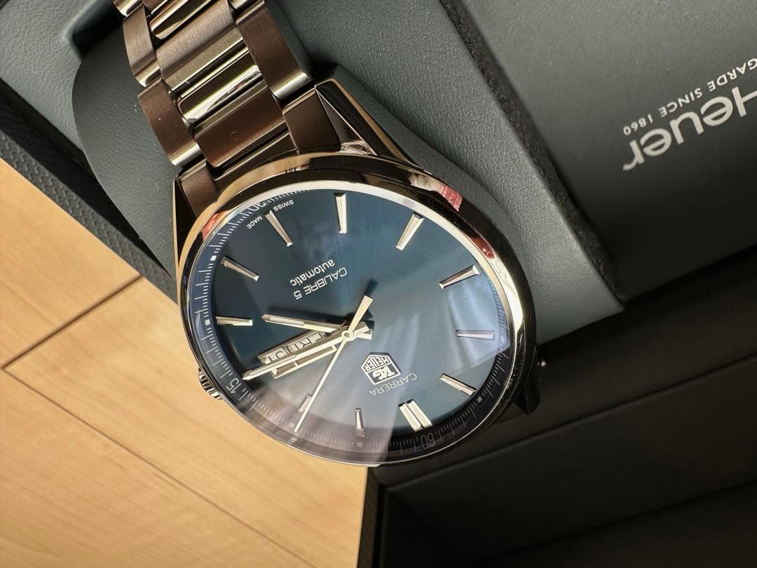 極美品　TAG Heuer Carrera Calibre 5 自動巻き時計
