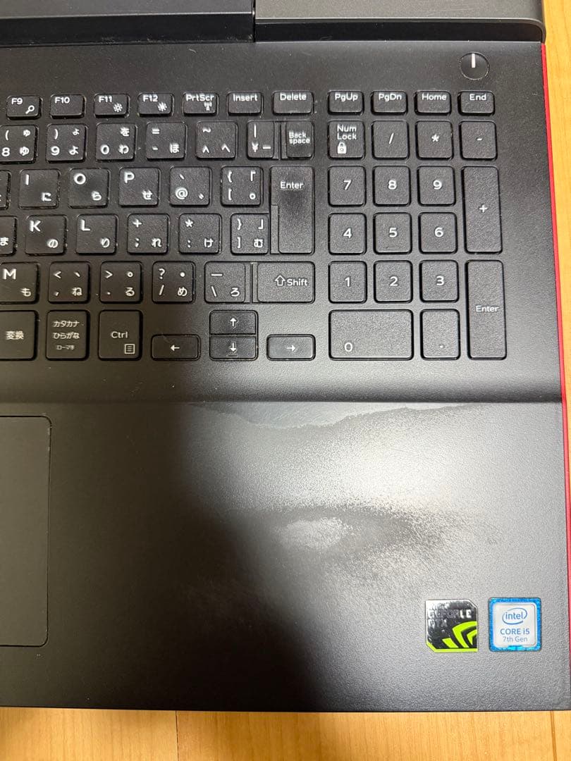 Dell ゲーミングノート P65F i5 7300HQ GTX1050ti