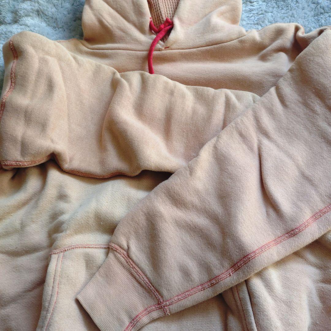 50s 60s ダブルフェイス ヴィンテージ パーカー フェード スウェット