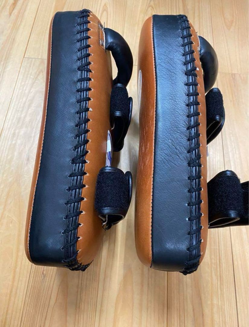 WINDY キックミット KP-6 レザー ブラウン　ウインディ