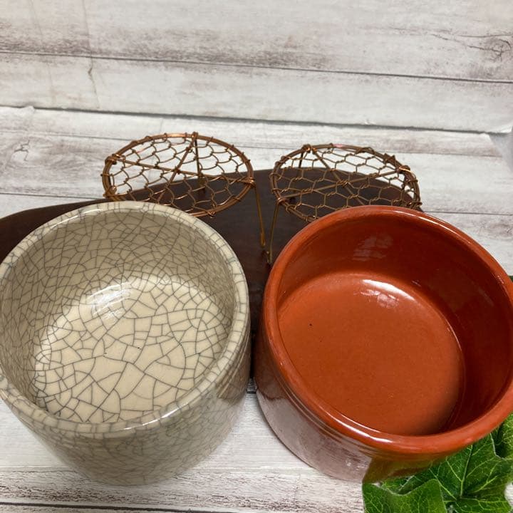 未使用 京焼 灰入れ 川崎和楽 作家物 楽焼 茶道具 香道具 聞香炉 手ロクロ