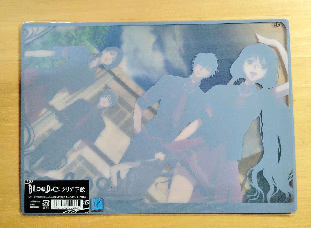 【希少】BLOOD-C　クリア下敷き　CLAMP