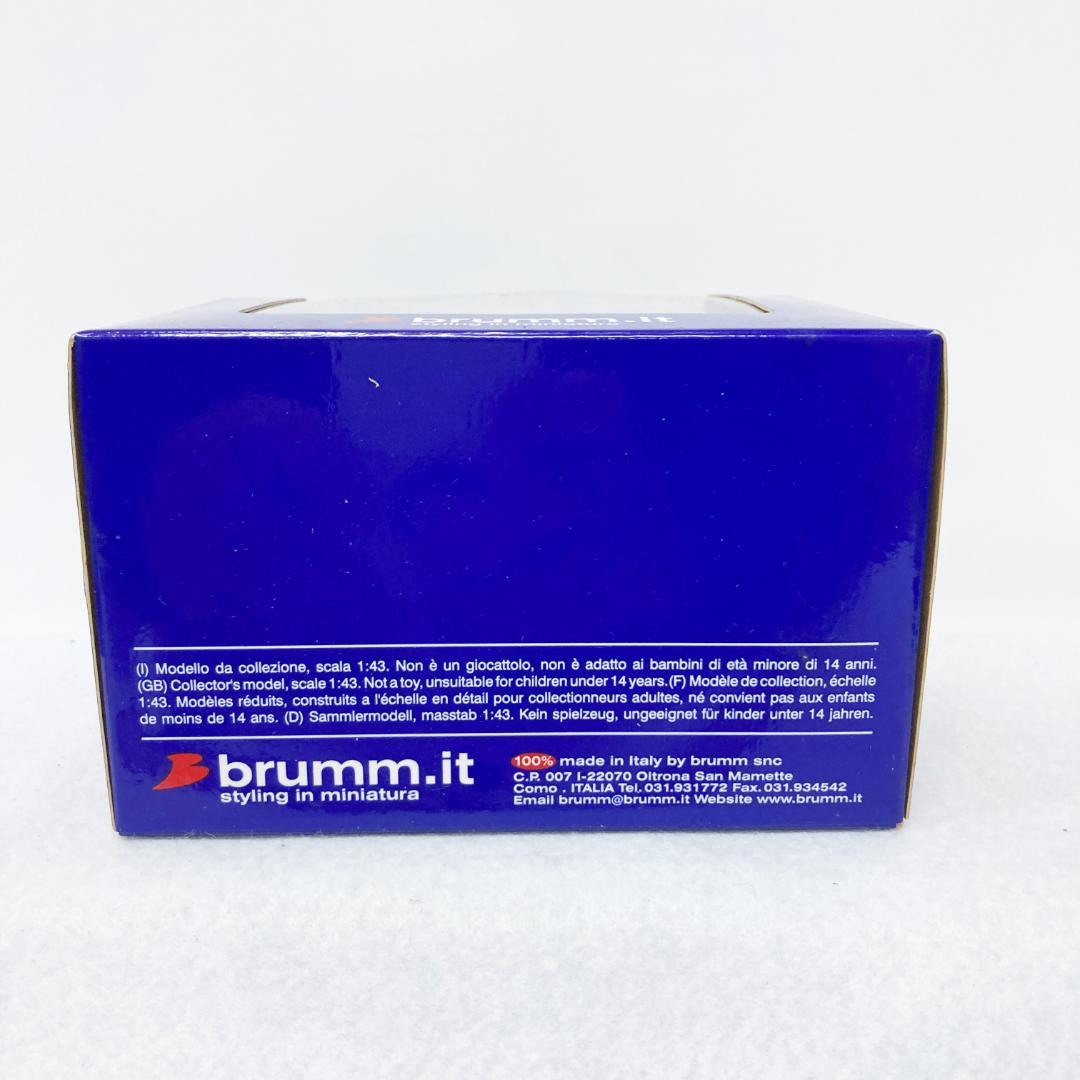 【希少・ミニカーカタログ付き】brumm製　フィアット500D　FIAT500D