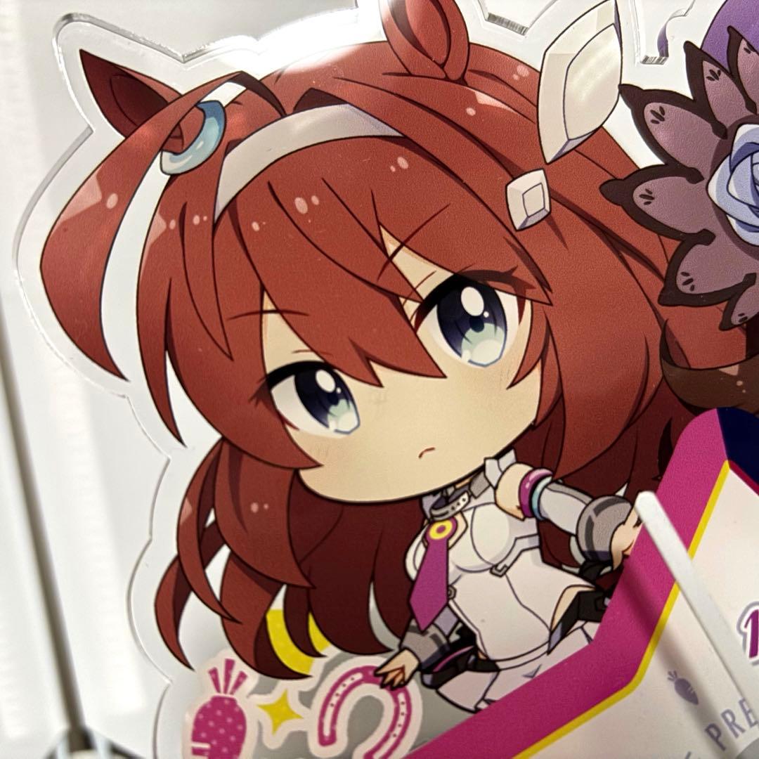 エ*)様 ウマ娘 ぷちちょこアクリル置時計 【ミホノブルボン＆ライスシャワー】