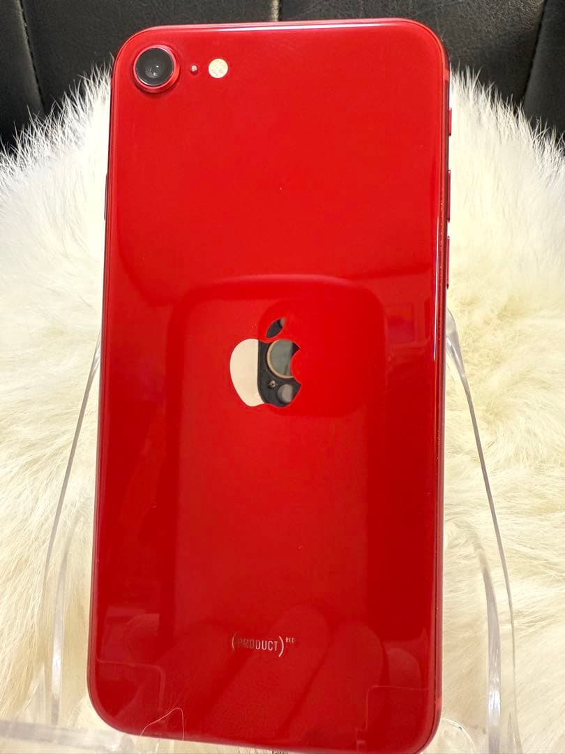 iPhone SE 第3世代 128GB レッドSIMフリー 箱付き「美品」