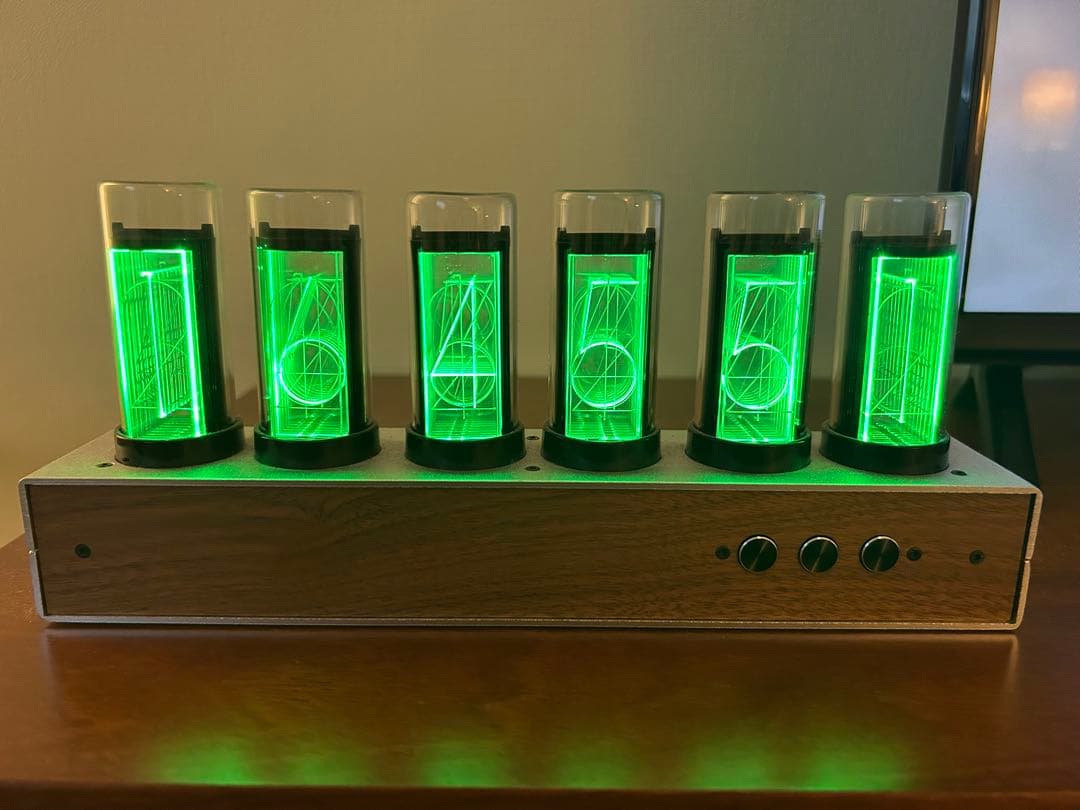 AZUREST Gixie Clock ニキシー管　Wi-Fiモデル シルバー