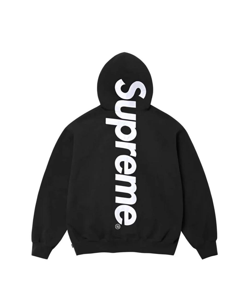 トップス SUPREME FW23 WEEK8 SATIN APPLIQU HOODIE