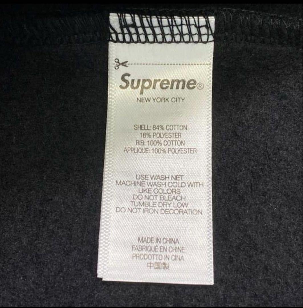 トップス SUPREME FW23 WEEK8 SATIN APPLIQU HOODIE
