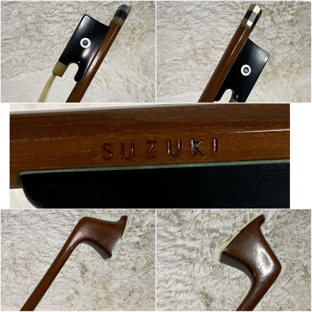 SUZUKI バイオリン No.520 4/4 音響良好 艶あり美品 純正弓付き