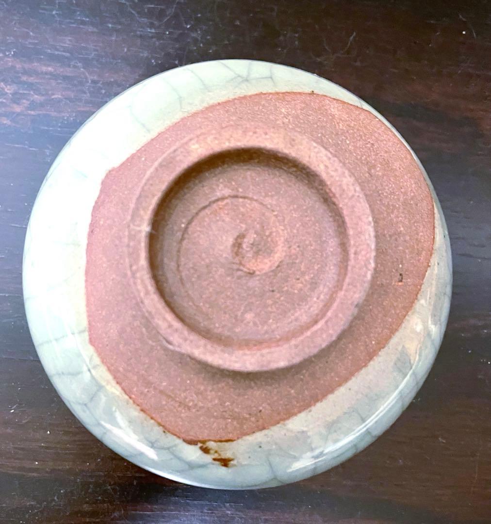 小笠原長春　青磁抹茶椀