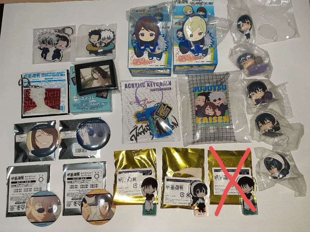 呪術廻戦　グッズ　100点以上　まとめ売り　　被りなし　アクスタ50点以上含む