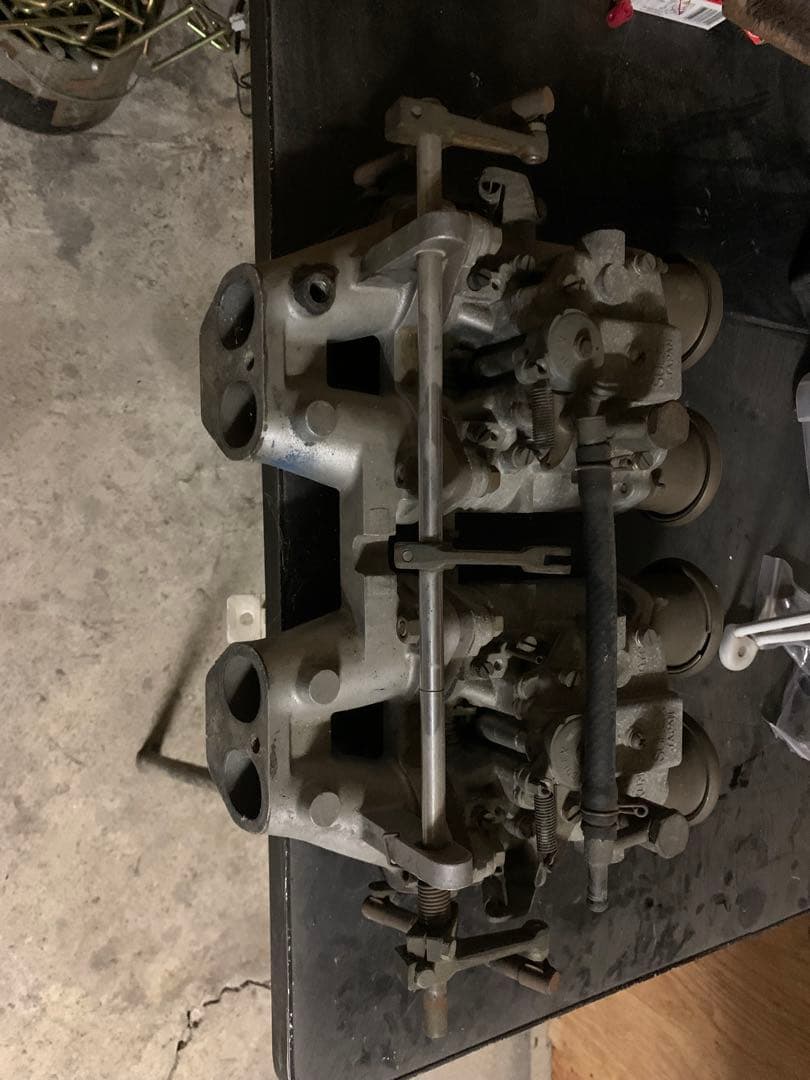 Solex 2基キャブレター インマニセット