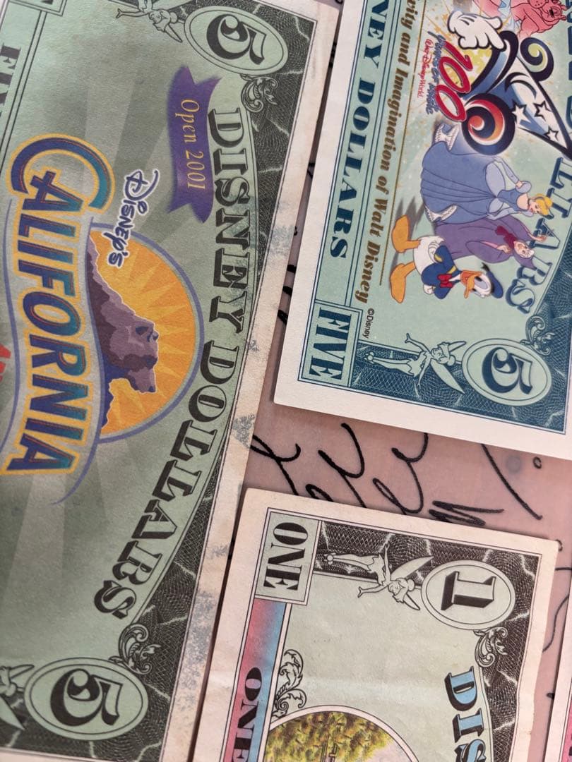 【即日発送】ディズニーダラー　Disney Dollars